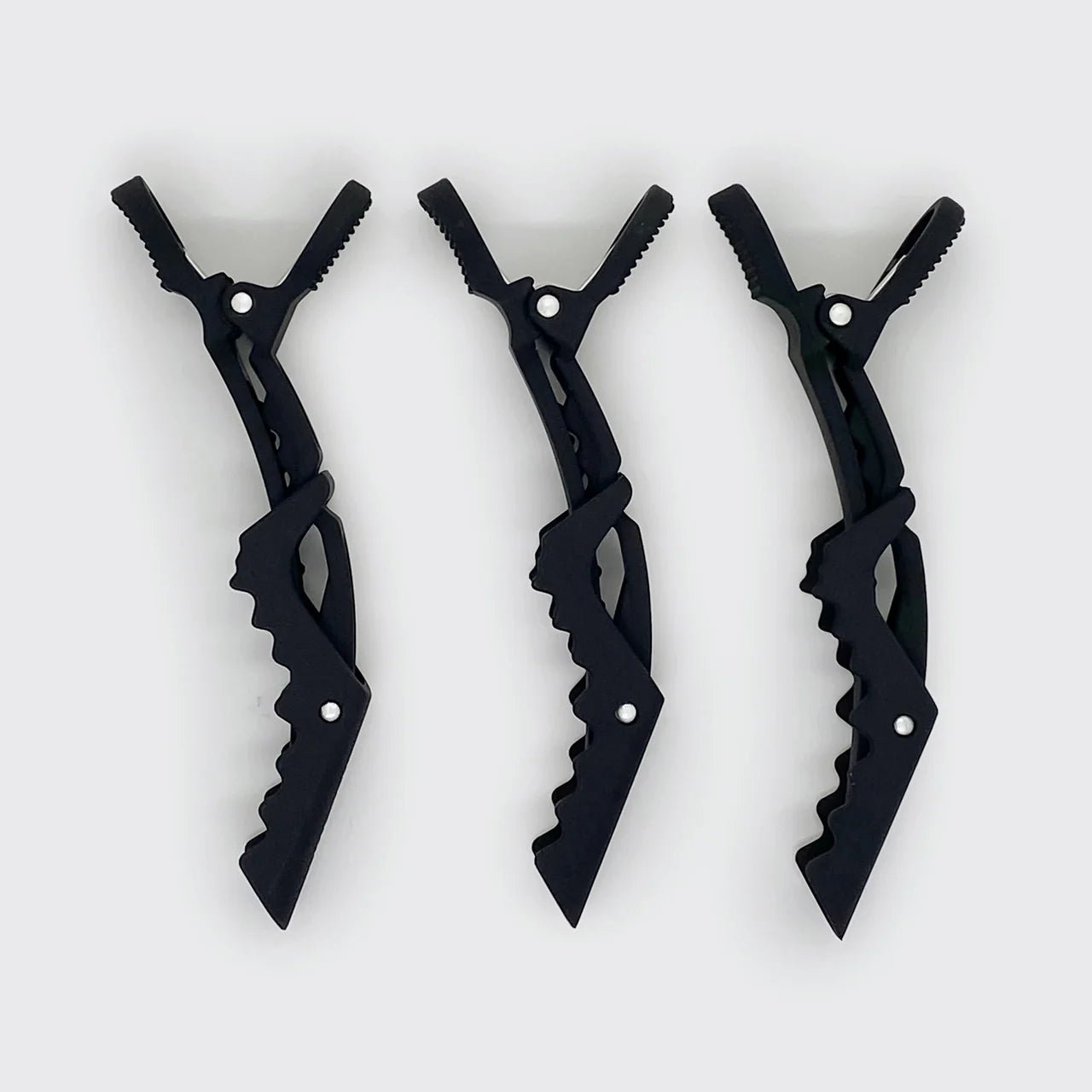 Crocodile Clip Black (3 Pack)