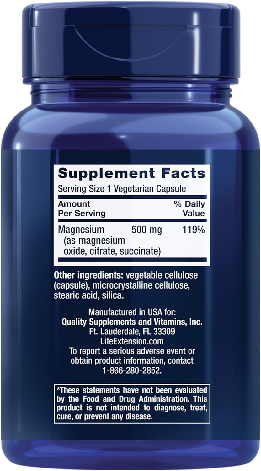 Magnesium Caps 500mg DIETARY SUPPLEMENT