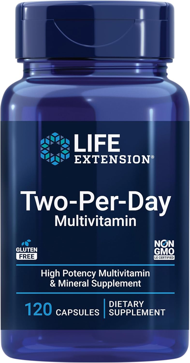 Two-Per-Day Multivitamin High Potency Multivitamin & Mineral Supplement