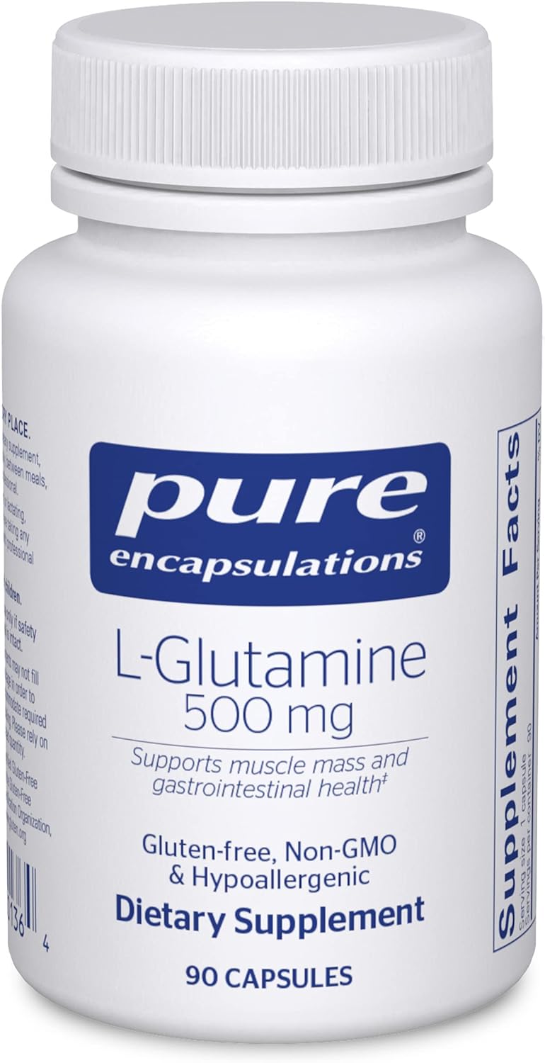 L-Glutamine 500mg Dietary Supplement