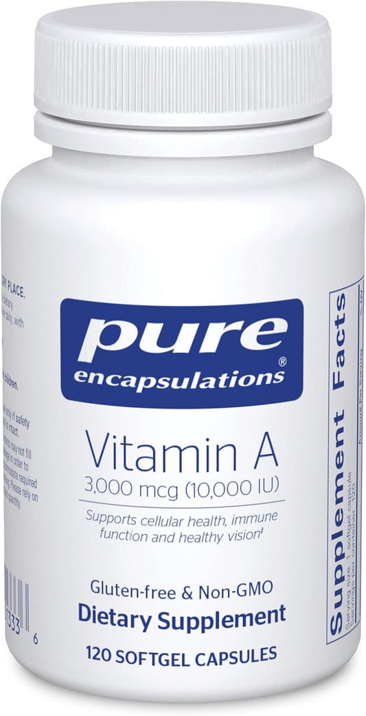 Vitamin A 3,000 mcg (10,000 IU) Dietary Supplement