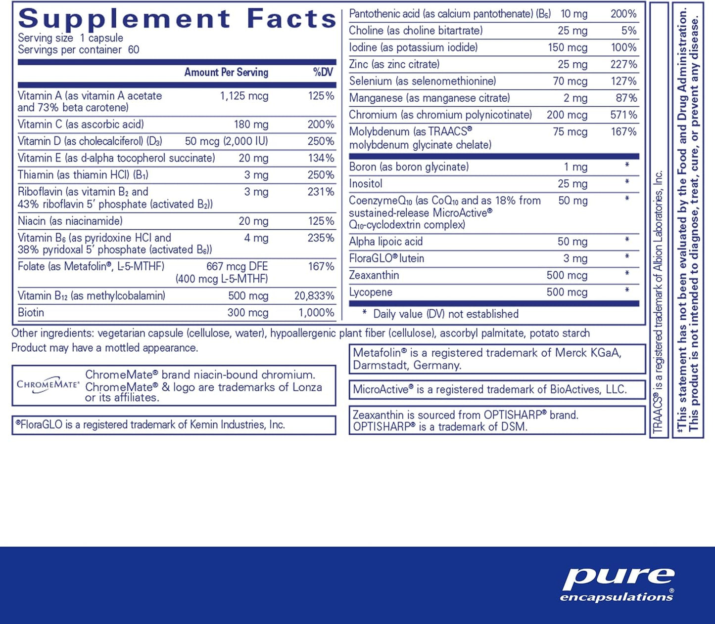 O.N.E. Multivitamin Dietary Supplement