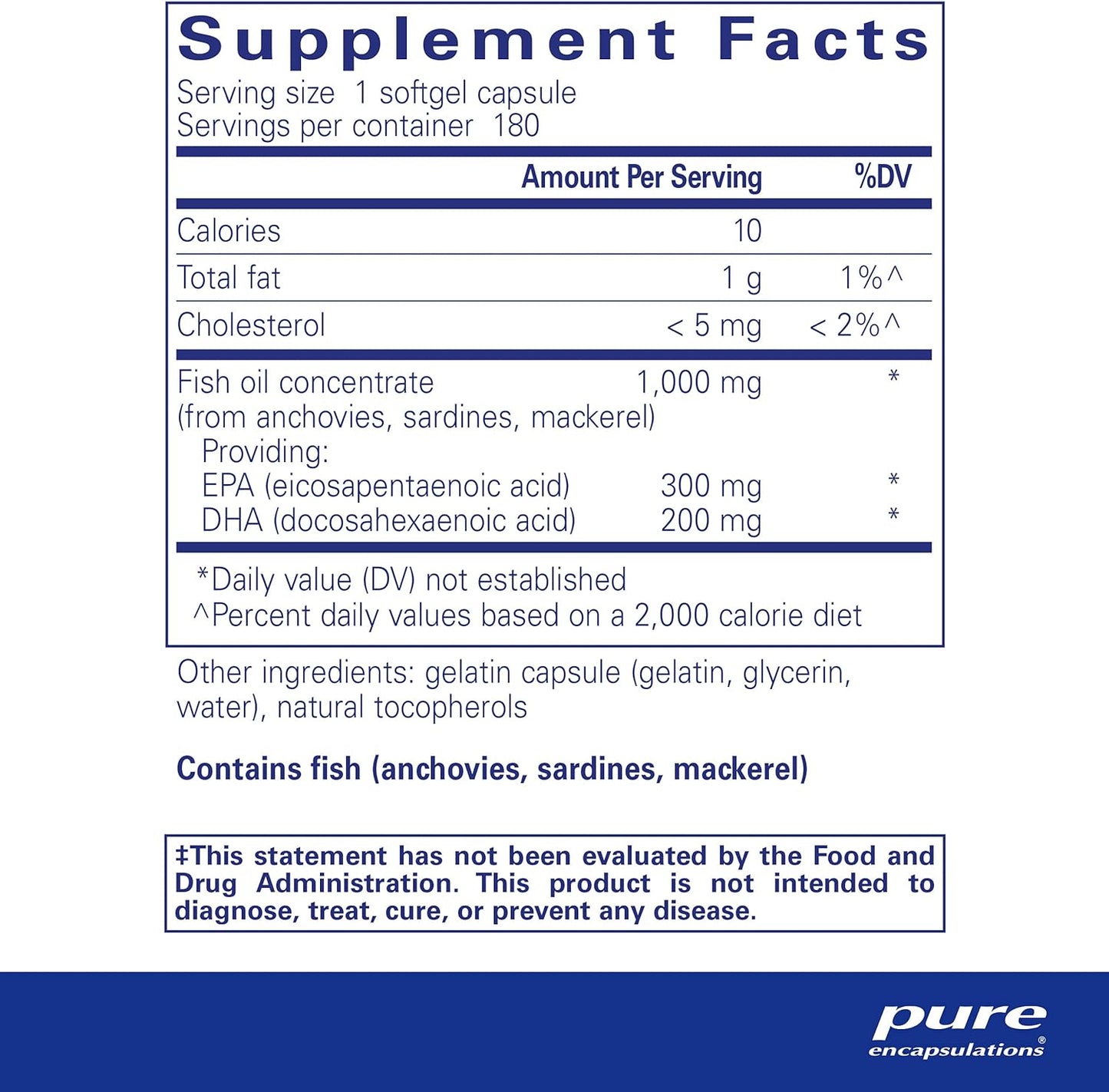 EPA/DHA essentials Dietary Supplement