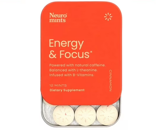 Neuro Mints Energy & Focus Dietary Supplement FRESH CINNAMON