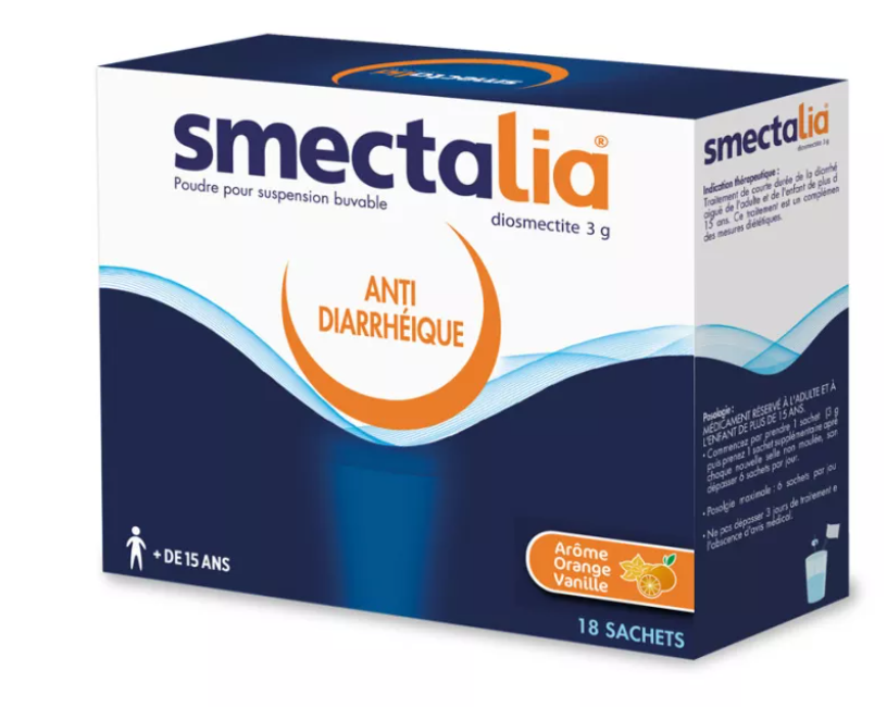 Smectalia Anti Diarrhea Orange Vanilla Sachets